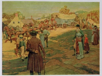 Carrying Powder to Perry at Lake Erie, 1911